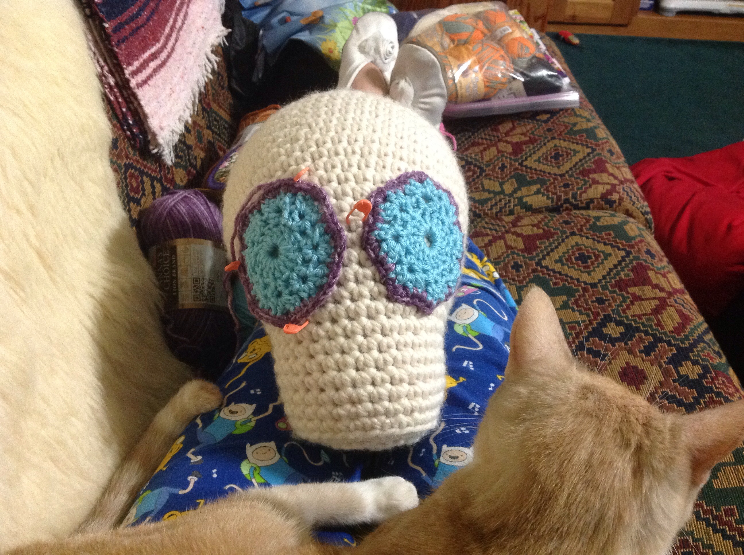 Crochet Skull of Dooooooooom!